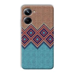 Fabric Design Phone Customized Printed Back Cover for Realme 10 pro 5g