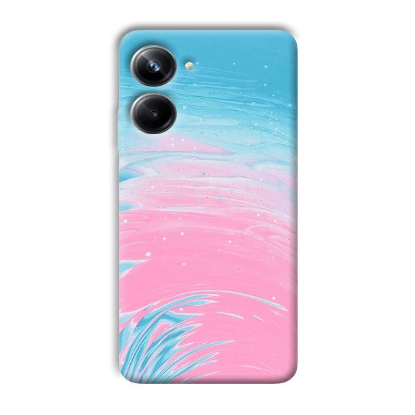 Pink Water Phone Customized Printed Back Cover for Realme 10 pro 5g