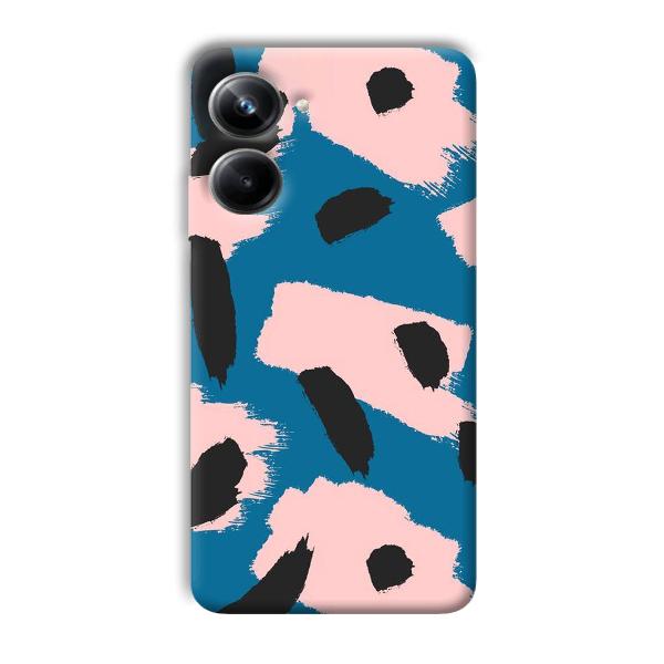 Black Dots Pattern Phone Customized Printed Back Cover for Realme 10 pro 5g