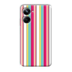 Lines Pattern Phone Customized Printed Back Cover for Realme 10 pro 5g