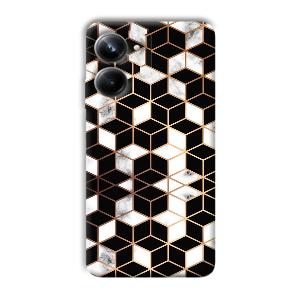 Black Cubes Phone Customized Printed Back Cover for Realme 10 pro 5g