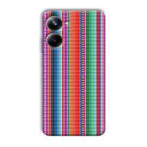 Fabric Pattern Phone Customized Printed Back Cover for Realme 10 pro 5g