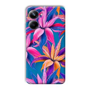 Aqautic Flowers Phone Customized Printed Back Cover for Realme 10 pro 5g