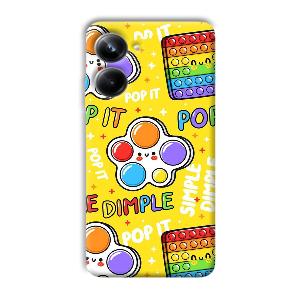 Pop It Phone Customized Printed Back Cover for Realme 10 pro 5g