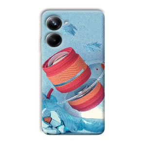 Blue Design Phone Customized Printed Back Cover for Realme 10 pro 5g