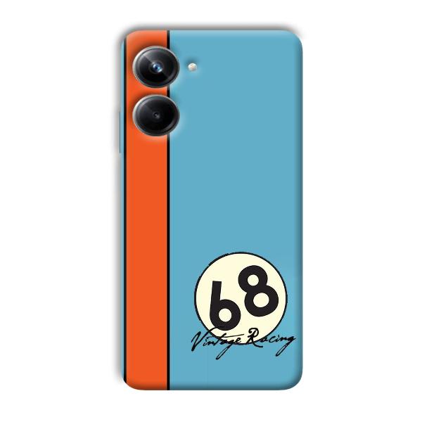 Vintage Racing Phone Customized Printed Back Cover for Realme 10 pro 5g