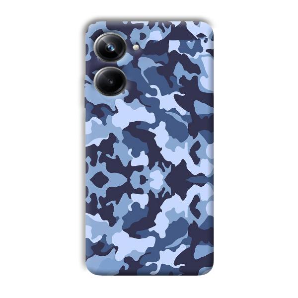Blue Patterns Phone Customized Printed Back Cover for Realme 10 pro 5g