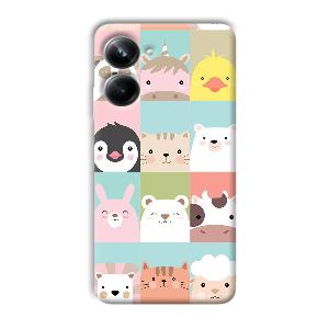 Kittens Phone Customized Printed Back Cover for Realme 10 pro 5g