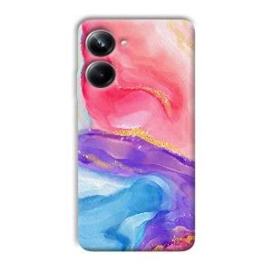 Water Colors Phone Customized Printed Back Cover for Realme 10 pro 5g