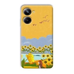 Girl in the Scenery Phone Customized Printed Back Cover for Realme 10 pro 5g