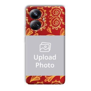 Red Design Customized Printed Back Cover for Realme 10 pro plus 5g