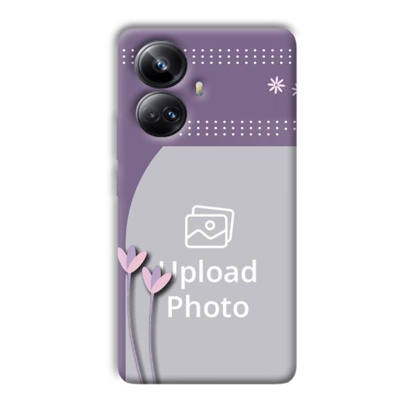 Lilac Pattern Customized Printed Back Cover for Realme 10 pro plus 5g