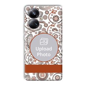 Henna Art Customized Printed Back Cover for Realme 10 pro plus 5g