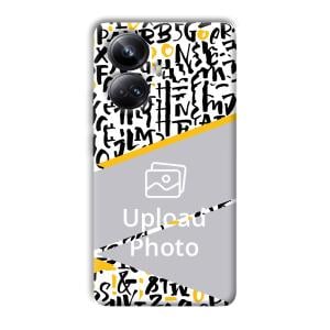 Letters Customized Printed Back Cover for Realme 10 pro plus 5g