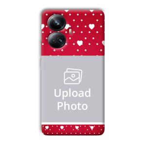 White Hearts Customized Printed Back Cover for Realme 10 pro plus 5g