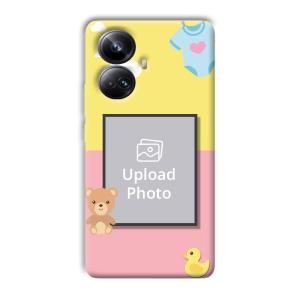 Teddy Bear Baby Design Customized Printed Back Cover for Realme 10 pro plus 5g