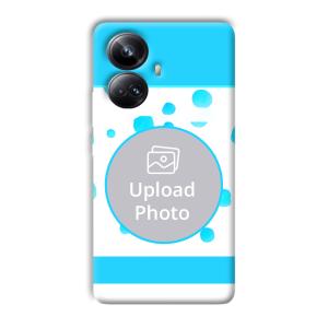 Bluish Customized Printed Back Cover for Realme 10 pro plus 5g