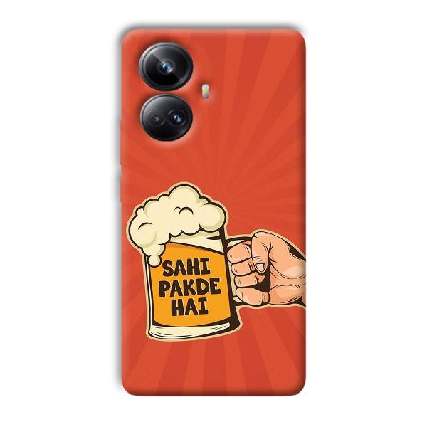 Sahi Pakde Hai Phone Customized Printed Back Cover for Realme 10 pro plus 5g