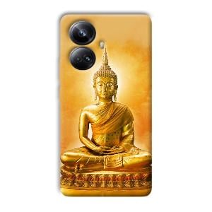 Golden Buddha Phone Customized Printed Back Cover for Realme 10 pro plus 5g
