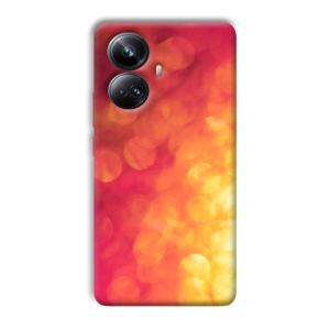 Red Orange Phone Customized Printed Back Cover for Realme 10 pro plus 5g