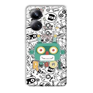 Animated Robot Phone Customized Printed Back Cover for Realme 10 pro plus 5g
