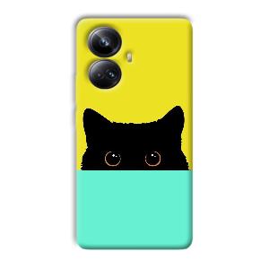 Black Cat Phone Customized Printed Back Cover for Realme 10 pro plus 5g