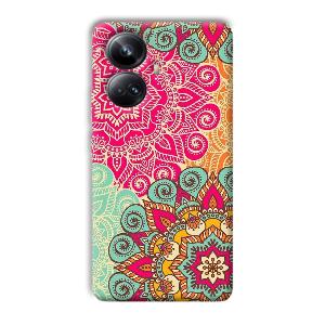 Floral Design Phone Customized Printed Back Cover for Realme 10 pro plus 5g