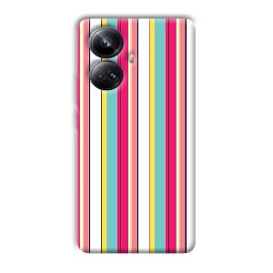 Lines Pattern Phone Customized Printed Back Cover for Realme 10 pro plus 5g