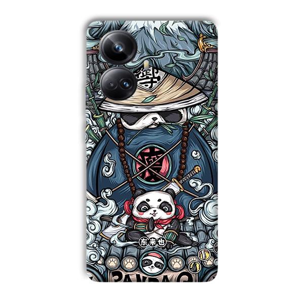 Panda Q Phone Customized Printed Back Cover for Realme 10 pro plus 5g