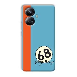 Vintage Racing Phone Customized Printed Back Cover for Realme 10 pro plus 5g