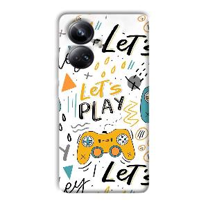 Let's Play Phone Customized Printed Back Cover for Realme 10 pro plus 5g