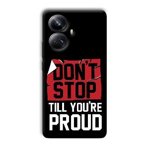 Don't Stop Phone Customized Printed Back Cover for Realme 10 pro plus 5g