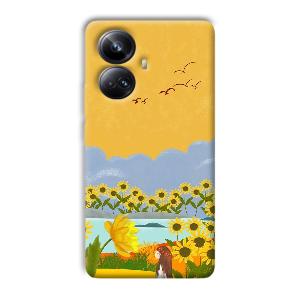 Girl in the Scenery Phone Customized Printed Back Cover for Realme 10 pro plus 5g