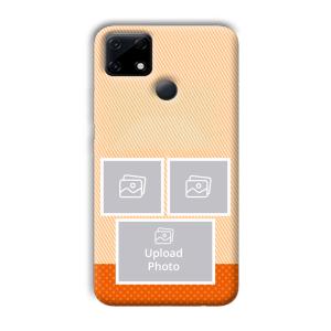 Orange Background Customized Printed Back Cover for Realme Narzo 30A