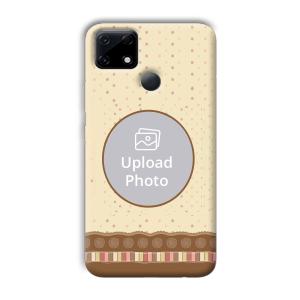 Brown Design Customized Printed Back Cover for Realme Narzo 30A
