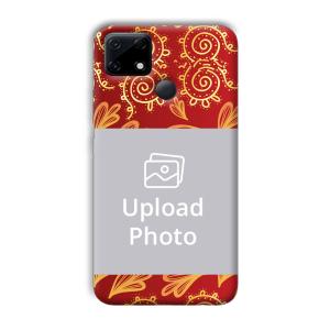 Red Design Customized Printed Back Cover for Realme Narzo 30A