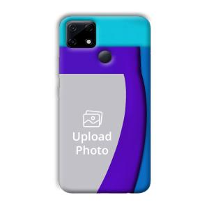 Blue Waves Customized Printed Back Cover for Realme Narzo 30A