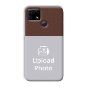 Brown Customized Printed Back Cover for Realme Narzo 30A