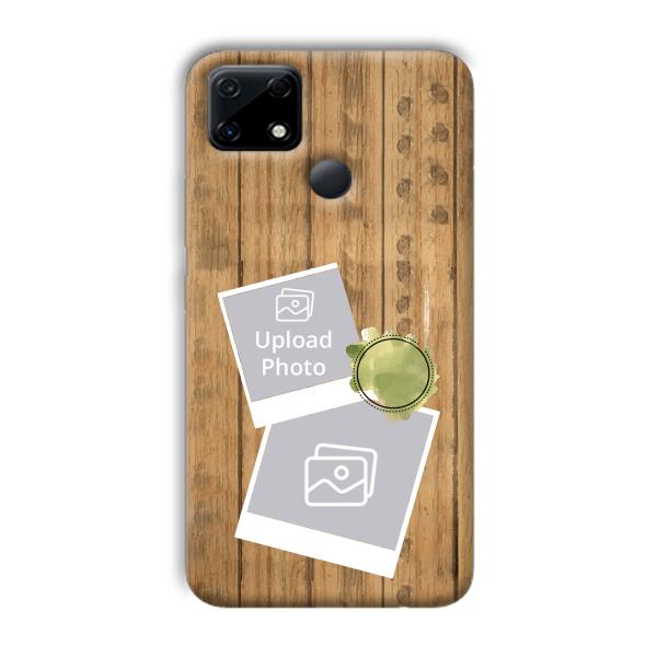 Wooden Photo Collage Customized Printed Back Cover for Realme Narzo 30A