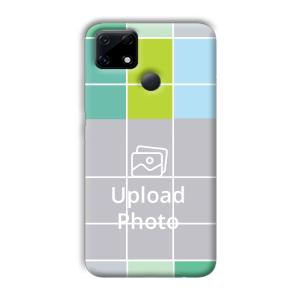 Grid Customized Printed Back Cover for Realme Narzo 30A
