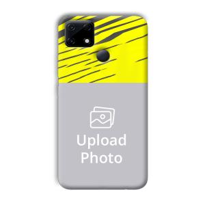 Yellow Lines Customized Printed Back Cover for Realme Narzo 30A