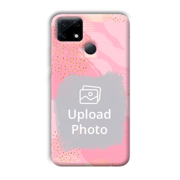 Sparkly Pink Customized Printed Back Cover for Realme Narzo 30A
