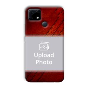 Solid Red Customized Printed Back Cover for Realme Narzo 30A