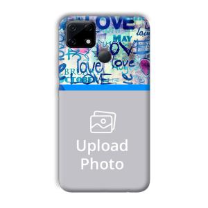 Love   Customized Printed Back Cover for Realme Narzo 30A