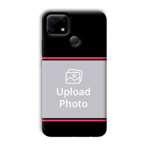 Pink Lines Customized Printed Back Cover for Realme Narzo 30A