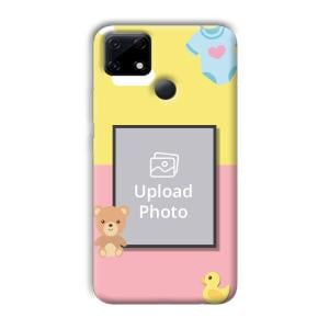 Teddy Bear Baby Design Customized Printed Back Cover for Realme Narzo 30A