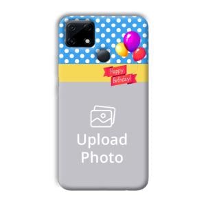 Happy Birthday Customized Printed Back Cover for Realme Narzo 30A