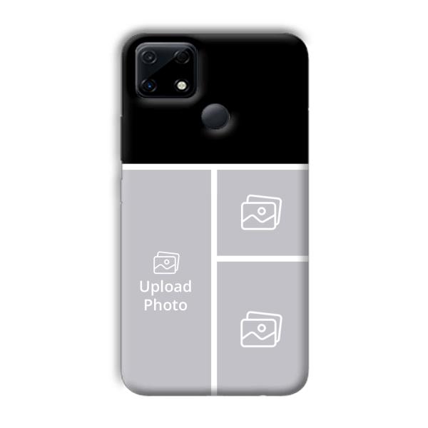 White Lines Customized Printed Back Cover for Realme Narzo 30A