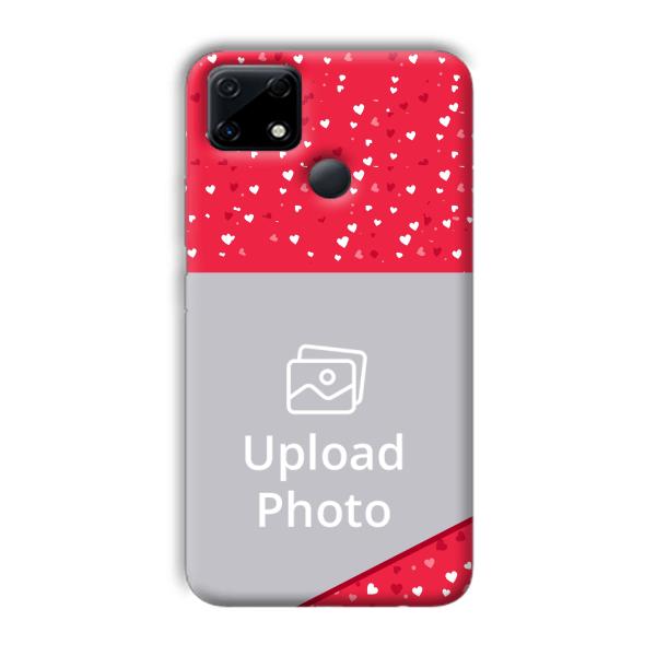 Dark Pink Customized Printed Back Cover for Realme Narzo 30A