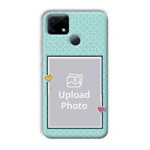 Sky Blue Customized Printed Back Cover for Realme Narzo 30A